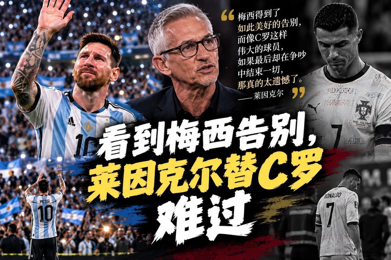 梅西最后一次为阿根廷出场之后，莱因克尔说了一句话，我觉得特别扎心。

他大概的意