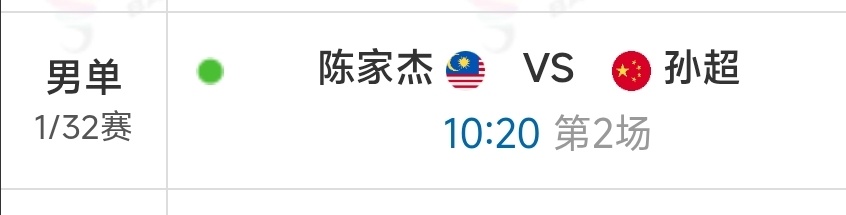 我真服了，孙超到底退没退啊？没退赛为什么陈佳杰绿灯了？退赛了为什么不显示walk