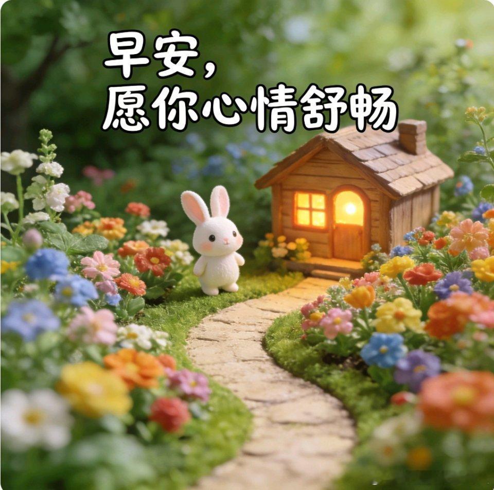 早安！喜迎五一，奔赴美好～新的月份扬帆起航，愿好运时时相伴，生活安稳顺遂，，平安