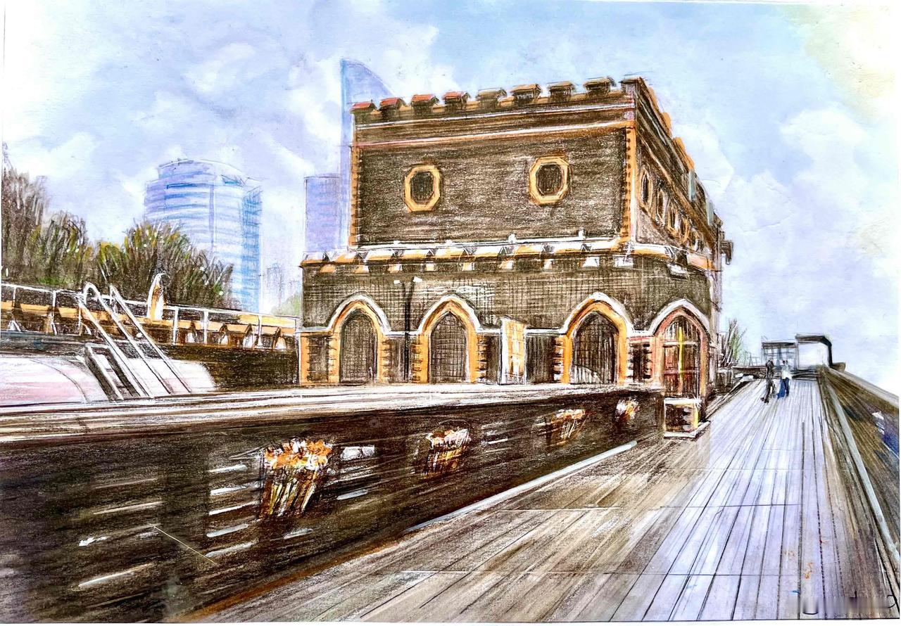 上海经典老建筑《杨树浦发电厂》于1911年9月土建开工，1913年4月12日正式