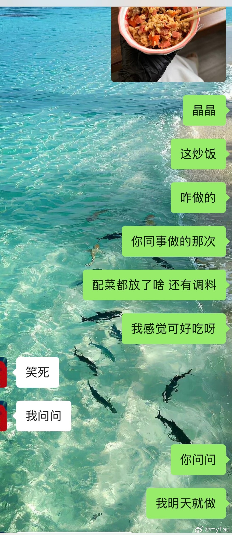 我要复刻这个炒饭！等做出来了好吃的话 我也分享给你们一马归一码