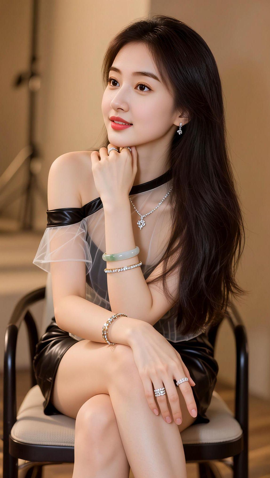 AI冷艳写真 抖音ai创作 好漂亮的小姐姐 穿出你的时尚你的感觉