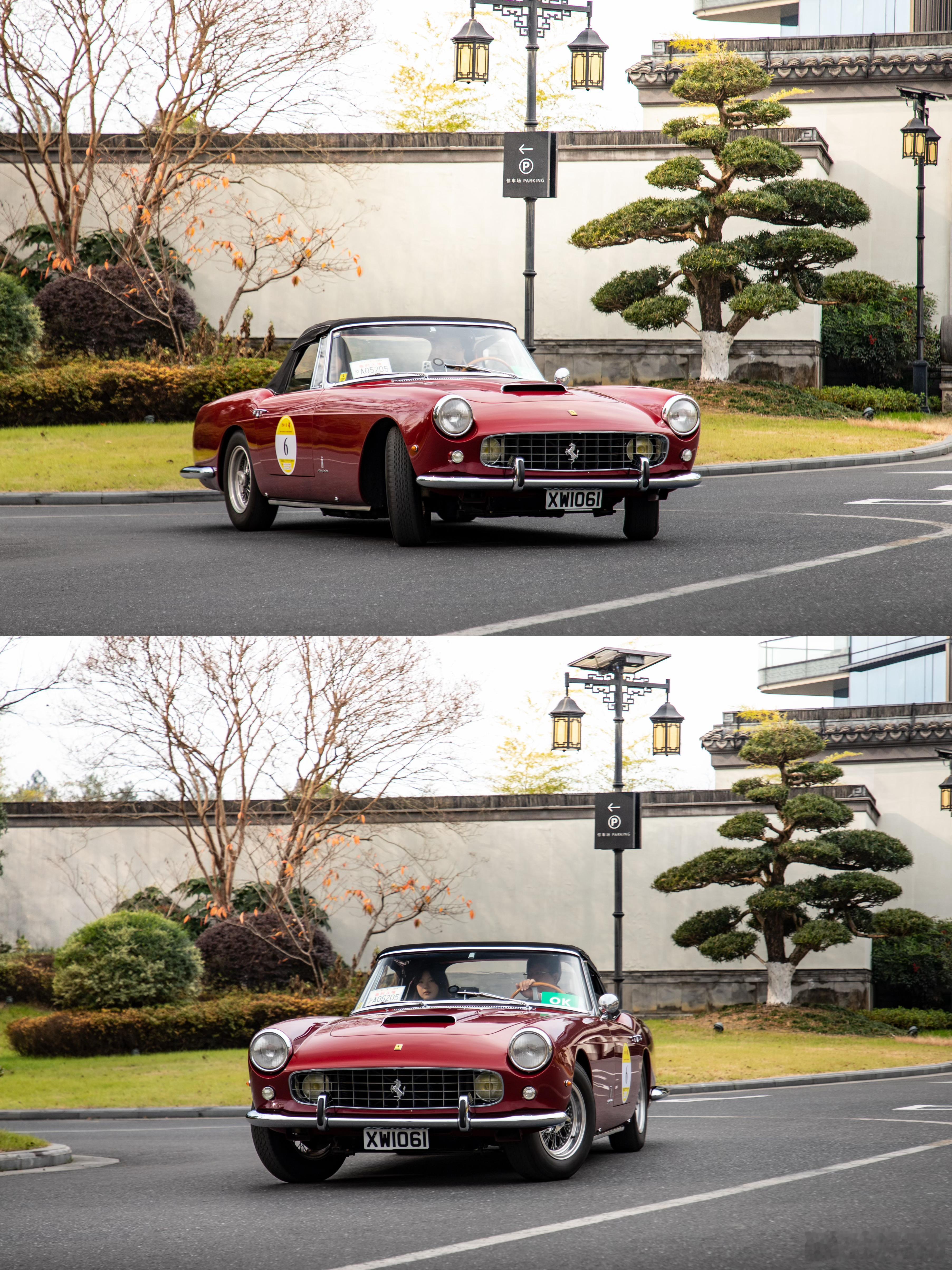法拉利250 GT cabriolet 首次亮相于1957年日内瓦车展 本次老爷