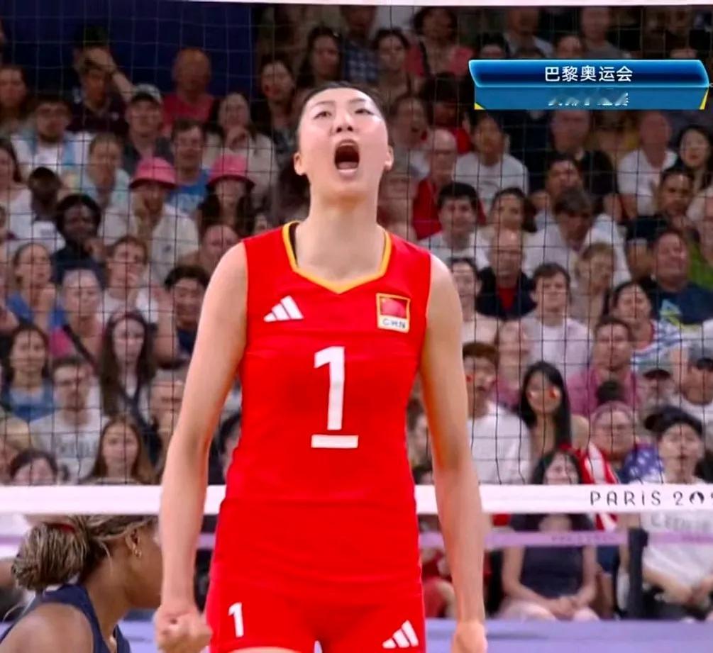 #和安踏一起为中国队加油# 奥运会女排小组赛第一轮  中国2-0美国
中国队第二