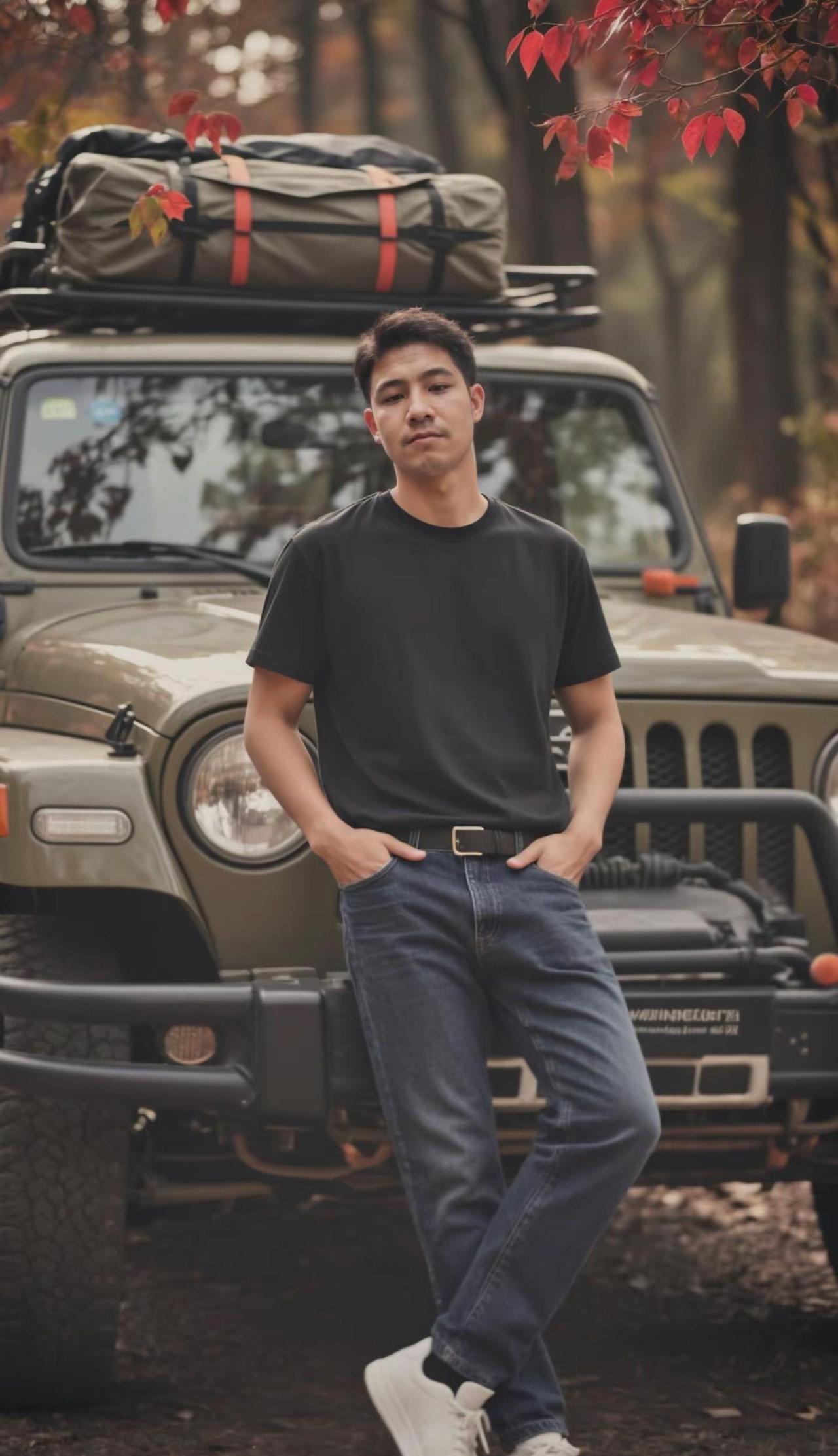 AI户外休闲照 随变ai随便所得所不得，不如心安理得，所愿所不愿，不如心甘情愿。