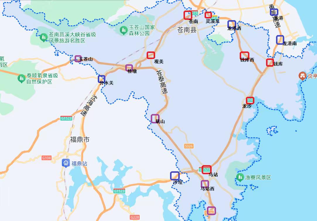 县级高速公路优秀的城市—浙江苍南

      苍南地域面积不大，却拥有极为密集