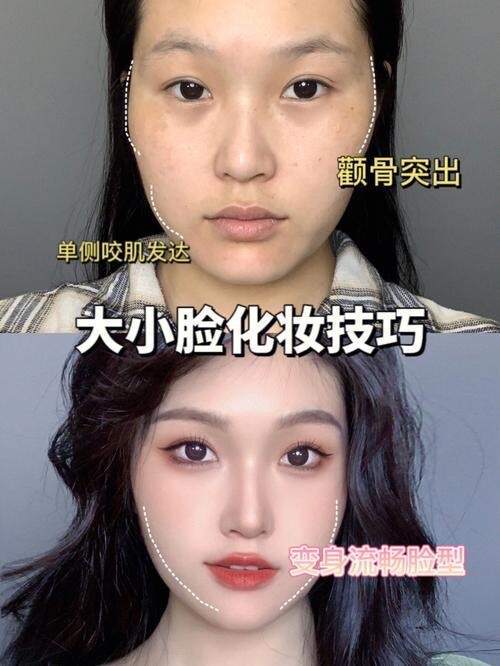 大小脸化妆技巧｜颧骨突出 🎨 不对称脸急救！新手友好夏一秒上妆