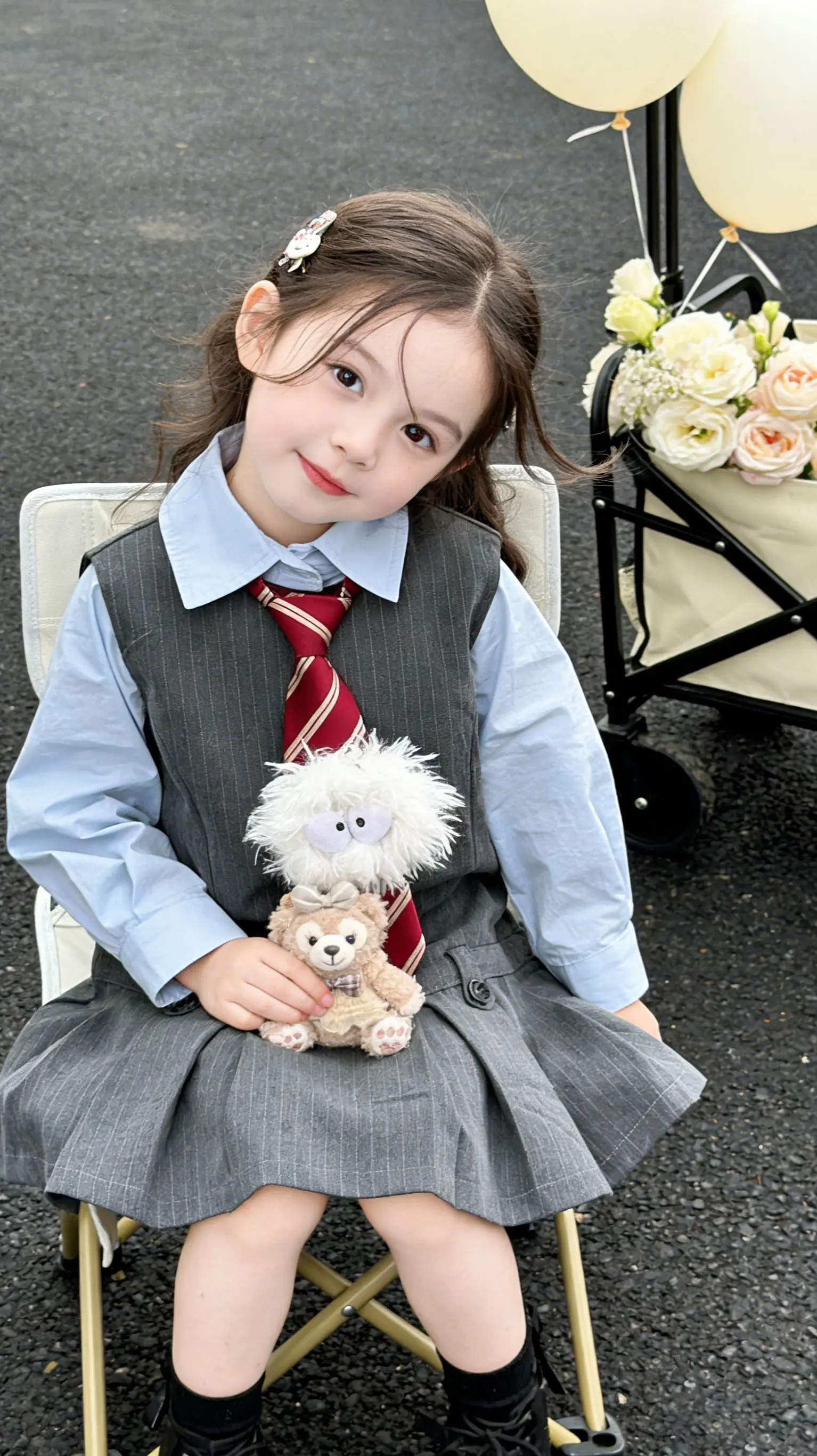 骗你生女儿系列~生女儿的执念！这套学院风直接戳中我心巴🎀 秒变英伦小...