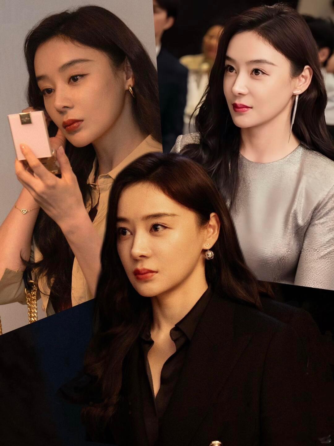 袁姗姗该选什么最近在追《她的盛焰》，姗姗把白靓靓的复杂层次拿捏到位，衣品全程在线