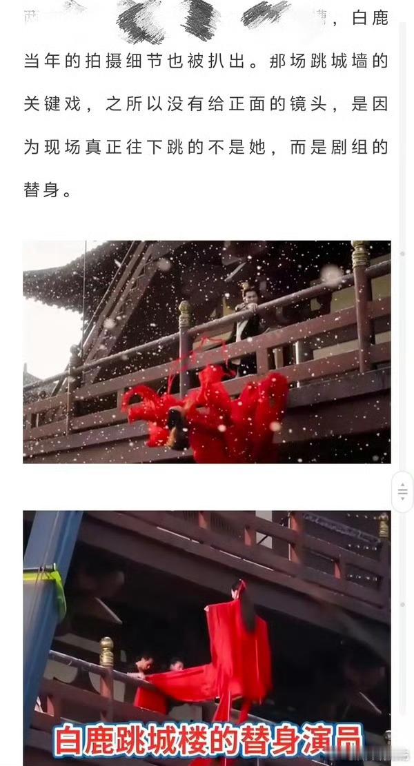 不会吧，我记得我有看过🍍跳城楼的花絮，我记错了？ ​​​