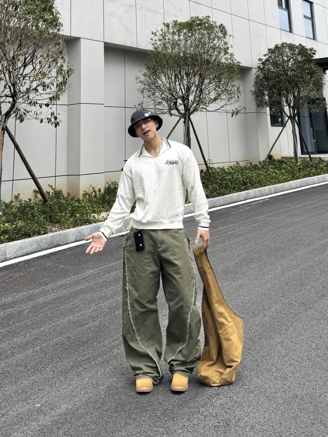 入秋的街头氛围感