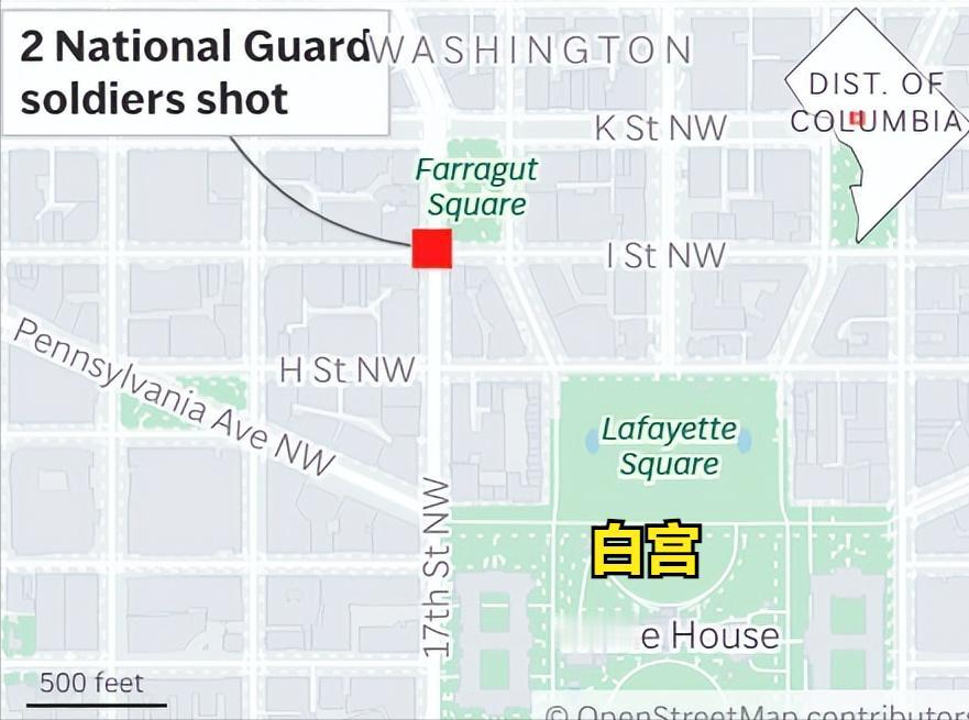 “两声枪响”白宫外，懂王借机再增兵！
两名部署到华盛顿的，西弗吉尼亚国民警卫队成