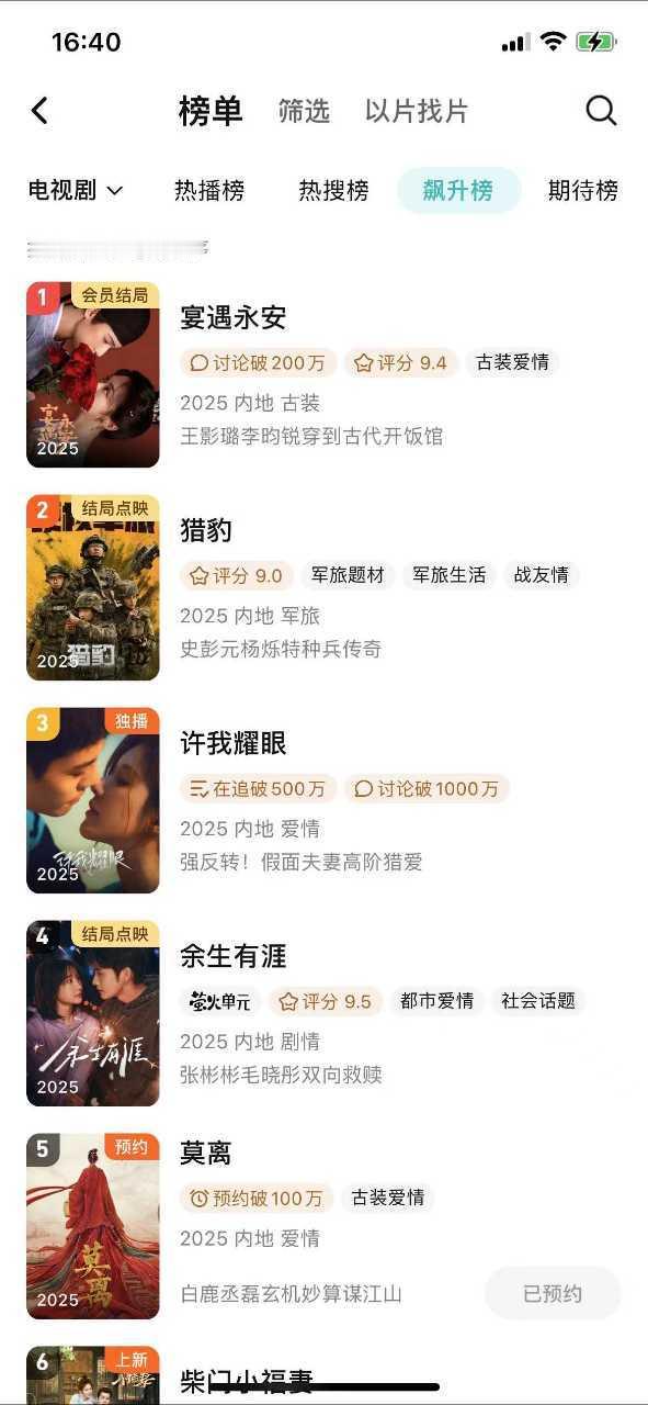 白鹿主演的莫离可能是精神科医生和骨科患者相爱的故事，想看这剧恐怕还得等半年。不过