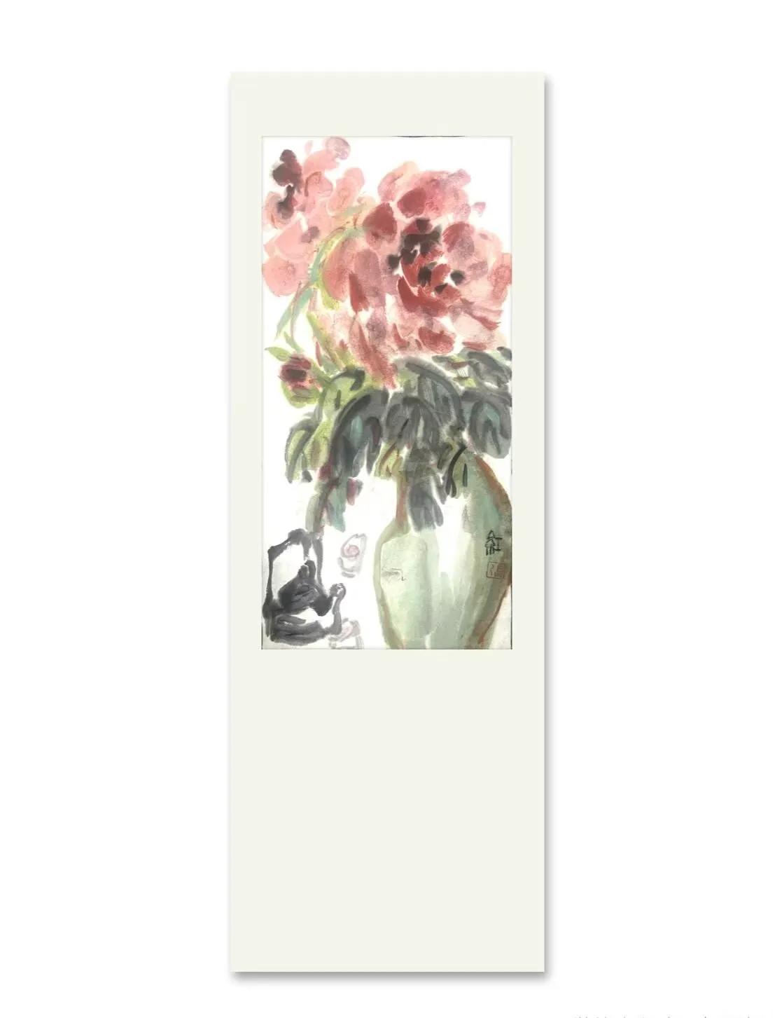 青寒一平尺国画小品的尝试。
大画画多了，小画有小画的感受，唯一的感觉就是不能肆意