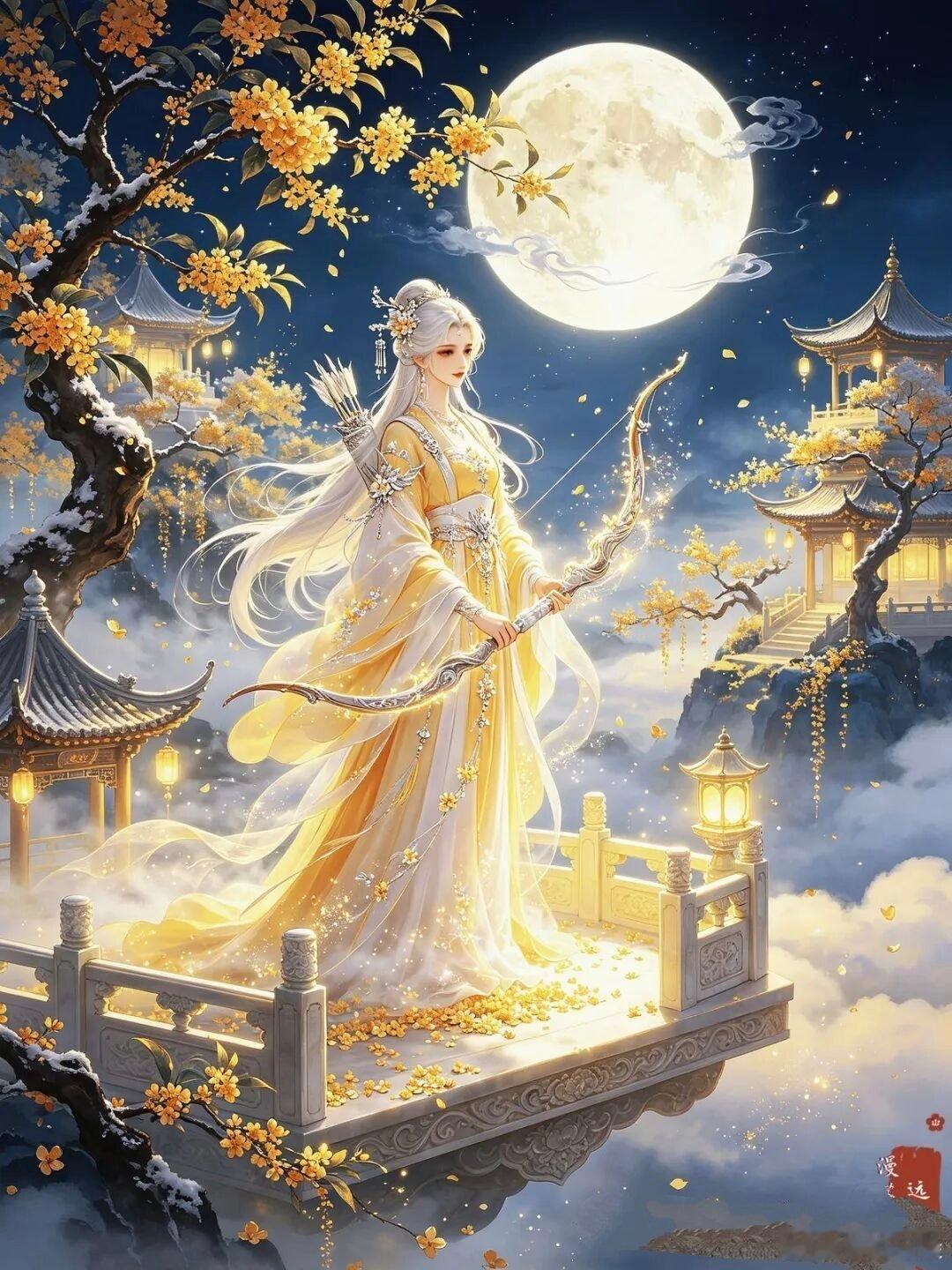 飒爽英姿弓箭神女绝美壁纸... 