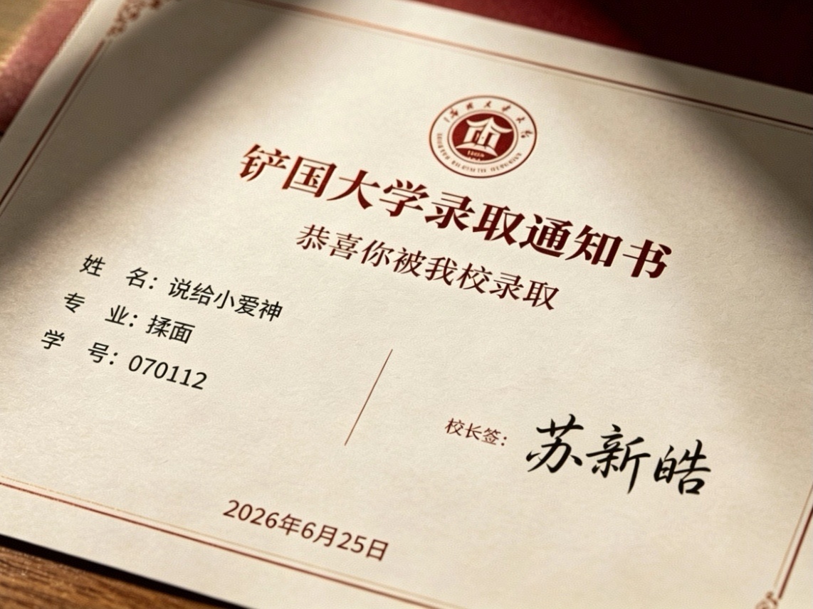 没有辜负大家的希望，我真的考上自己心仪的大学了，希望大家都成功上岸