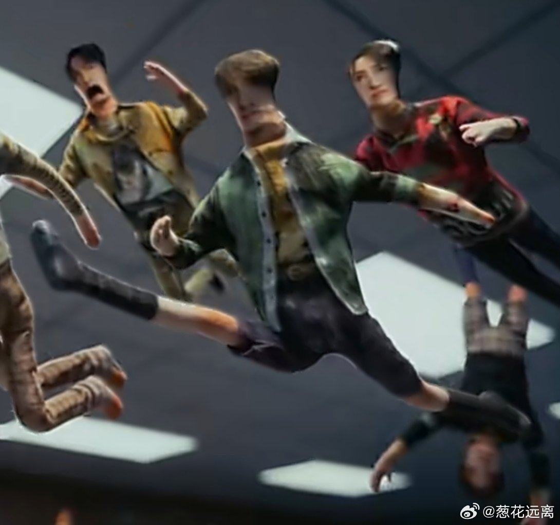 这个空中劈叉给我笑晕了 