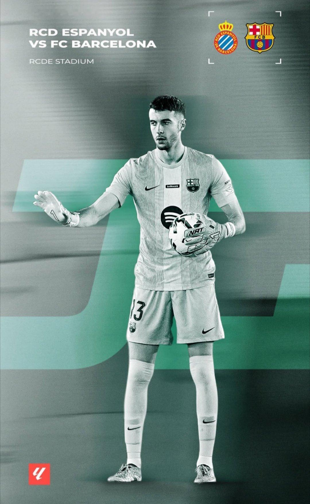 胡安-加西亚发布对阵西班牙人比赛预告图，今晚压力大🍐🍐🍐🍐西班牙人vs巴