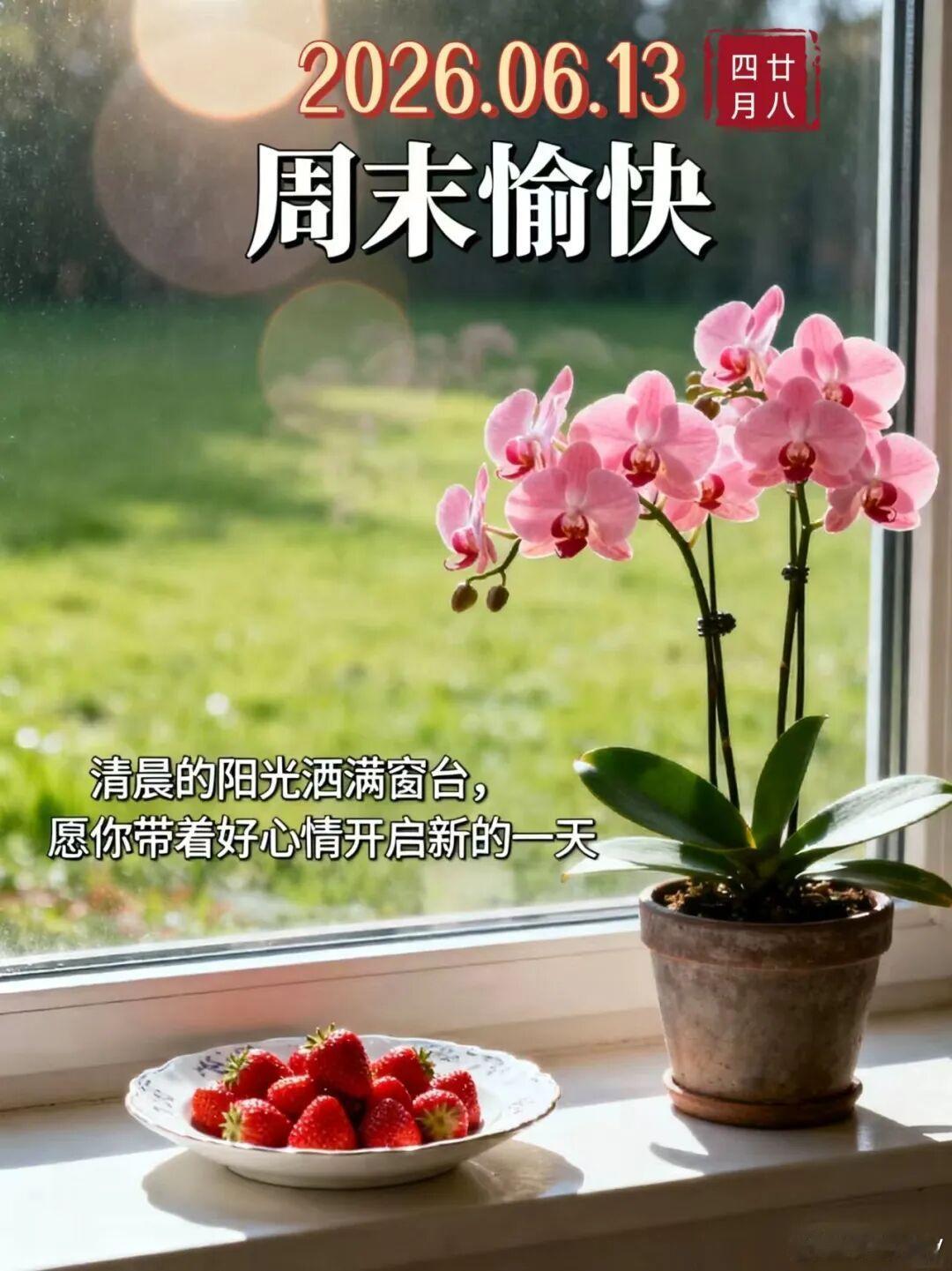 今日贴纸打卡  人生的幸福，不取决于财富多少，健康的活着，就是一种富有。👌 