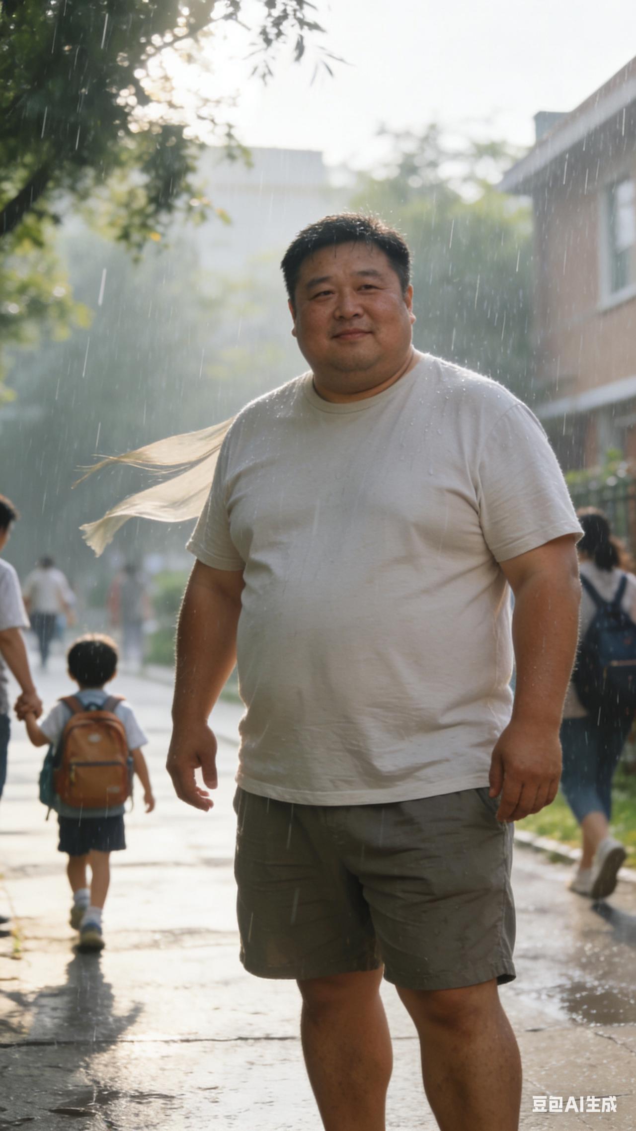 清晨送娃上学，风裹着细雨，凉意阵阵袭来，我下意识裹紧外套，还是觉得冷风往衣服里钻