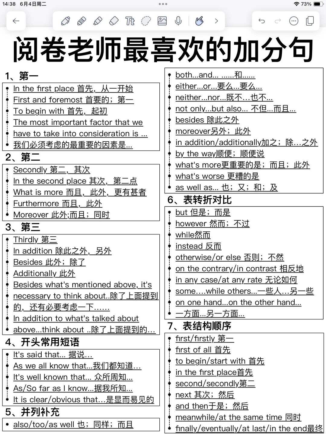 英语作文万能句！考前救命！30分钟搞定！！