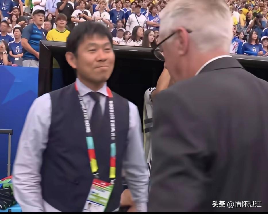 在赛前高调说日本队的目标是夺取世界杯冠军，在巴日之战中日本一度领先，从森保一的神