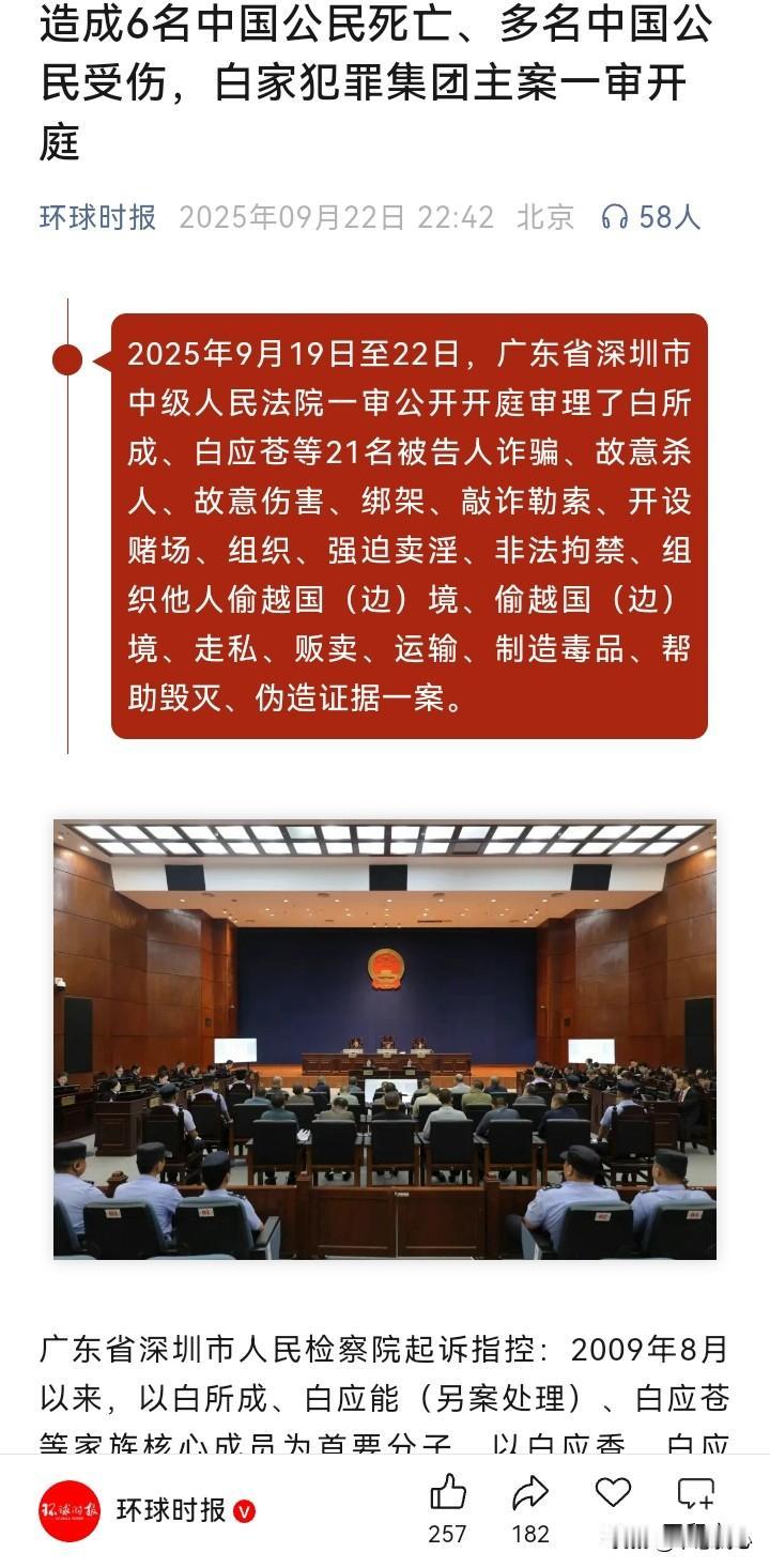 造成6名中国公民死亡；
涉赌、诈资金200余亿元；
贩卖、制造毒品甲基苯丙胺约1