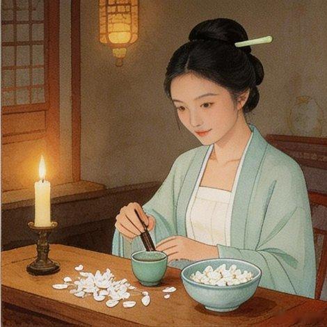 遇见艺术新城事微小说早安《九里香下旧年情》月色浸着庭院里层层叠叠的九里香，素白小