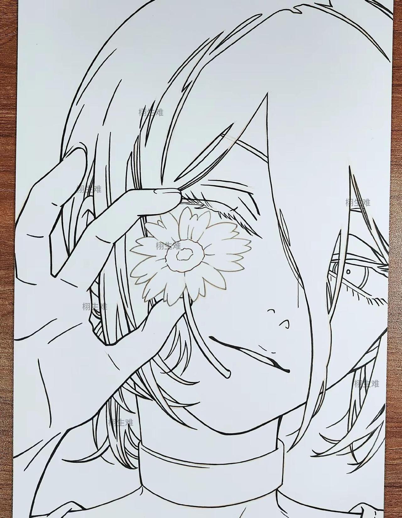 “ 只愿与你长相守”临摹 蕾塞 画画 手绘