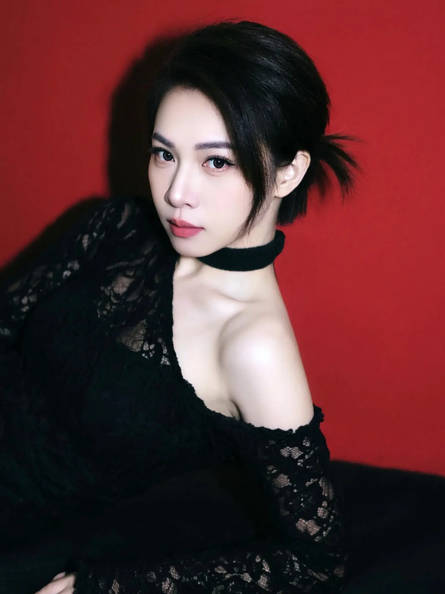 露肩穿搭 秀出你的超美锁骨 御姐范儿 超a 超a女生