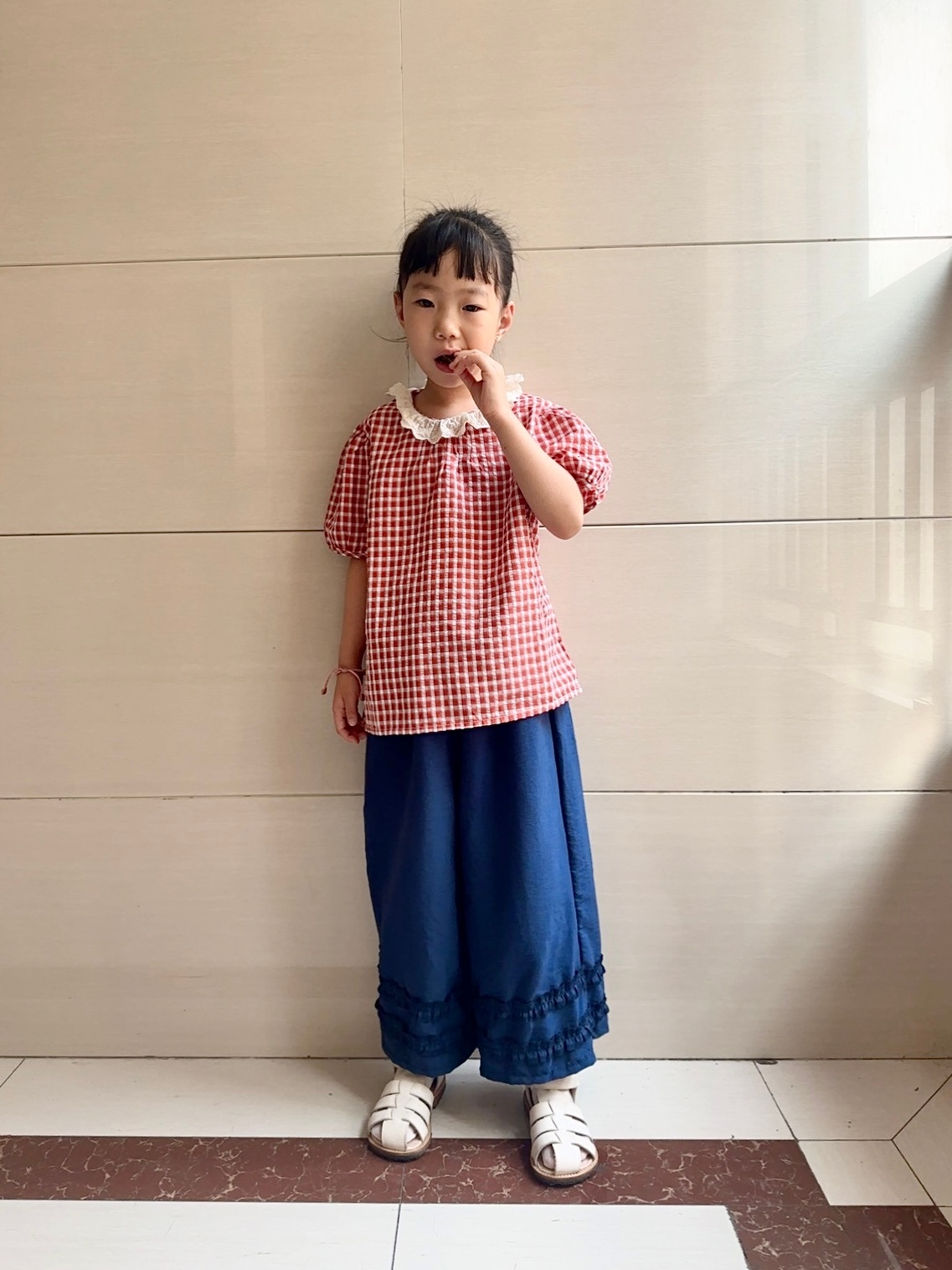 小满幼儿园ootd 孩子看着又瘦了 我真想分她五斤 