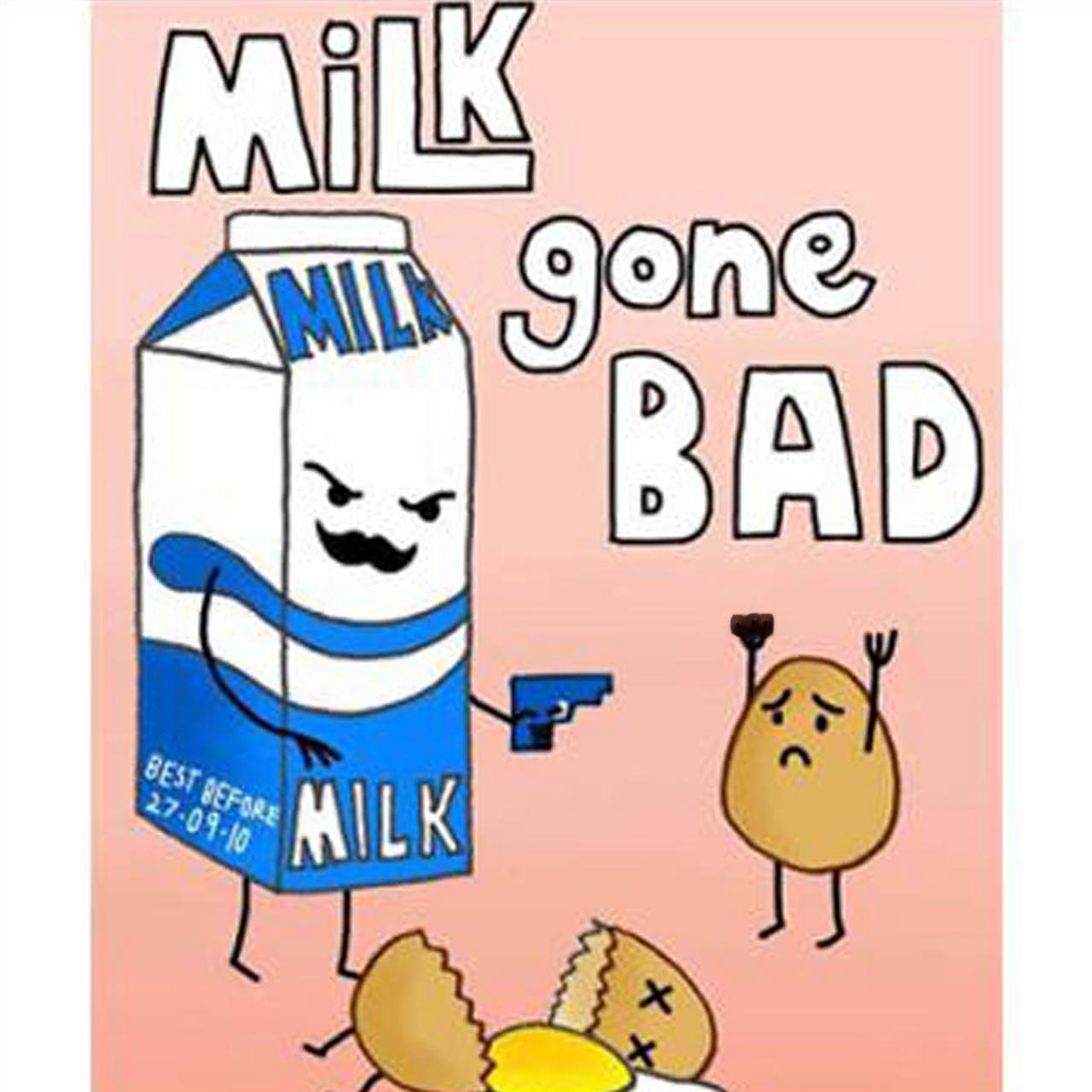 过期牛奶成“凶手”，食品安全莫轻视
近日，一则“女子把过期牛奶给狗喝致其死亡”的