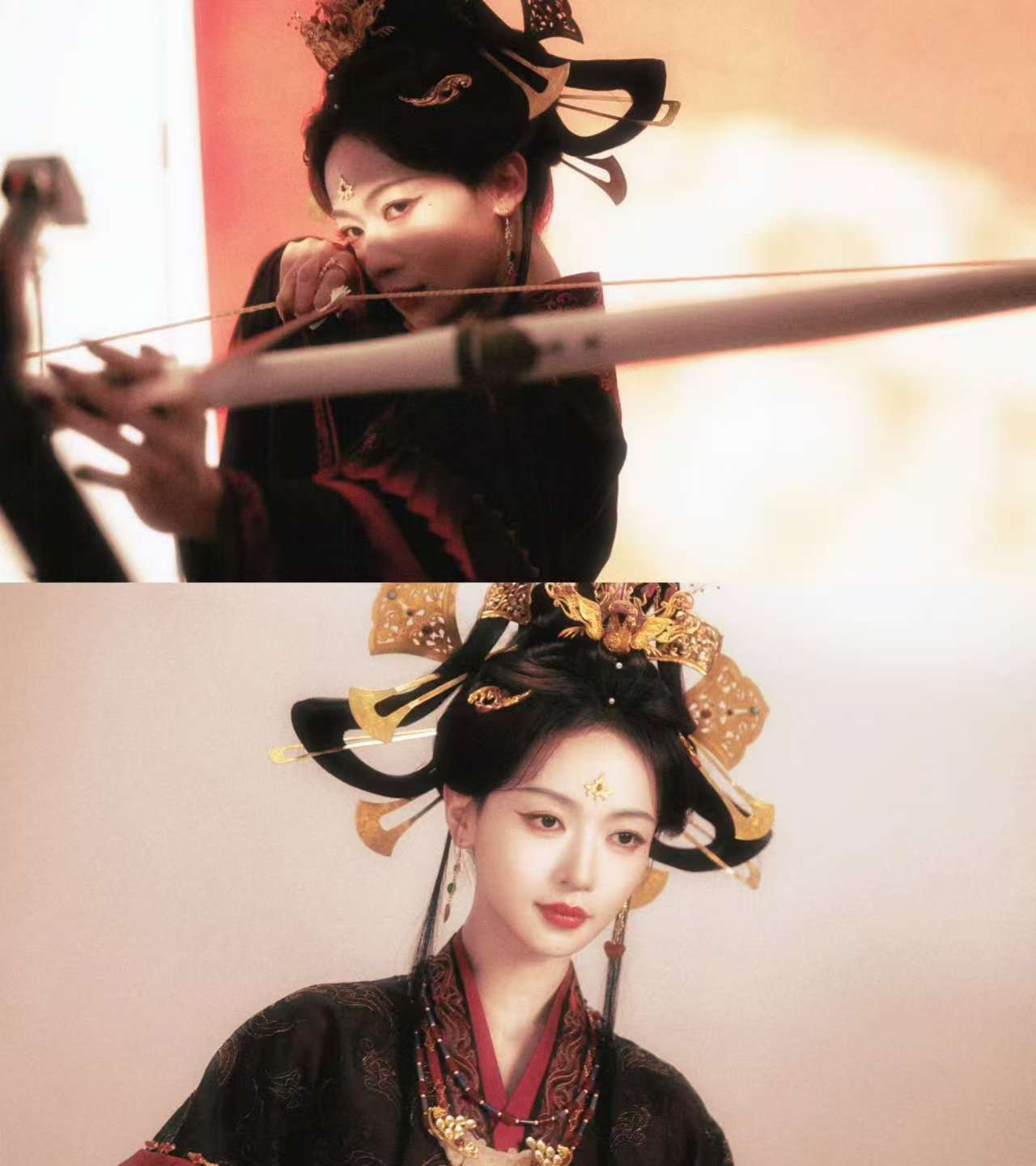 吴谨言这次古装妆造好不一样吴谨言魏晋风造型适配度 吴谨言魏晋风造型适配度🈶，这