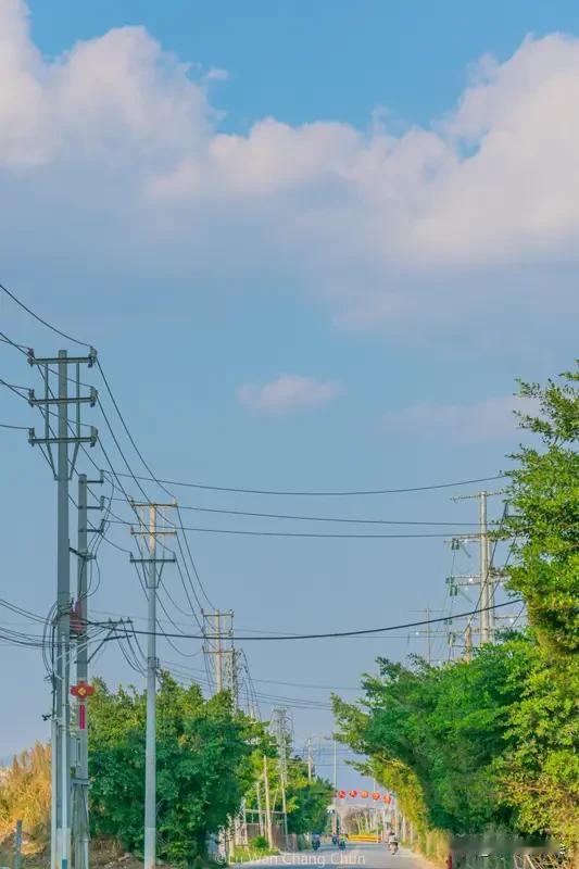 分享两处治愈系风景。微雨后的山间小径，苔痕似墨晕染开来。阳光从云隙洒下，林间出现