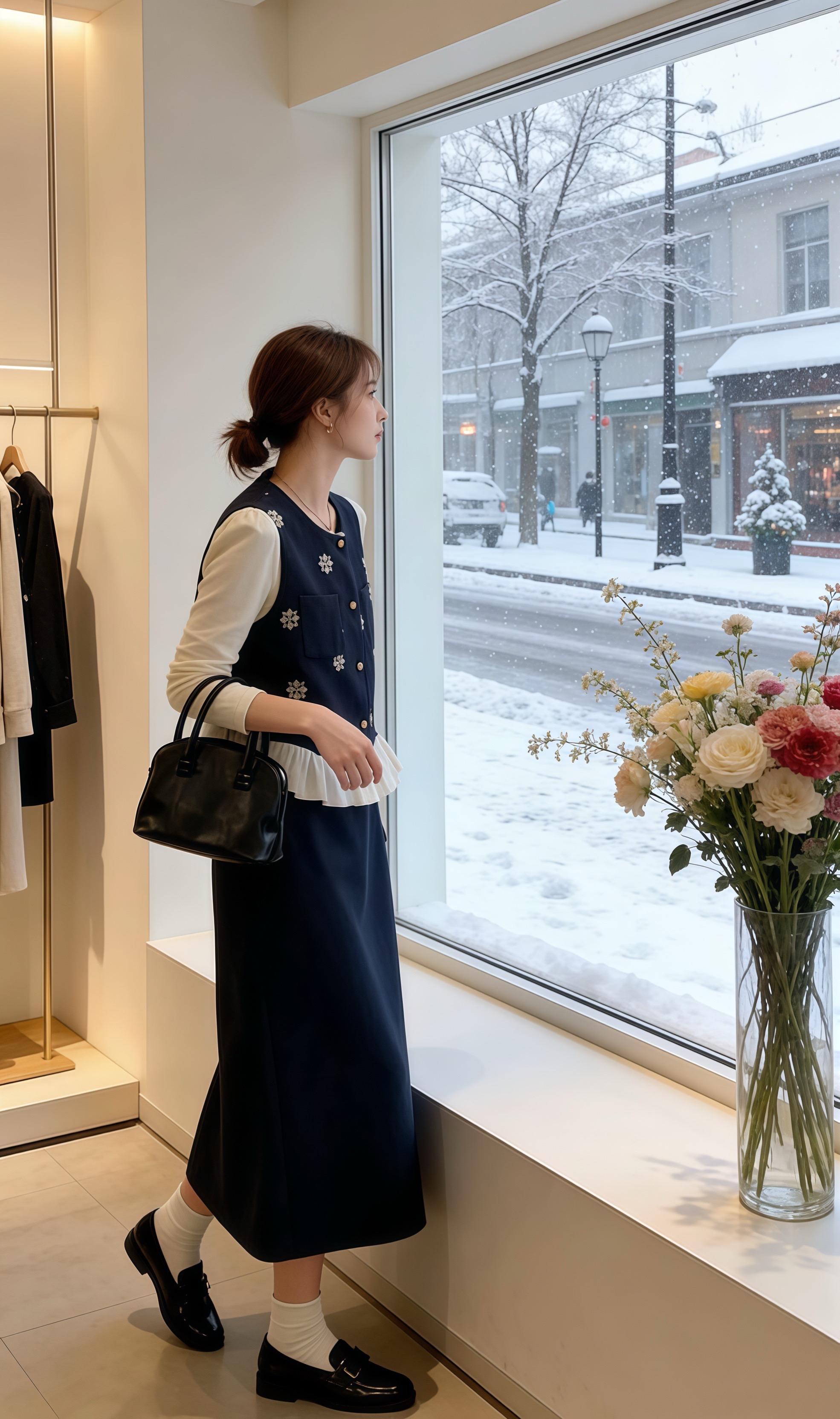 肉肉女孩的早春有效穿搭我选择用韩系穿搭打开春天