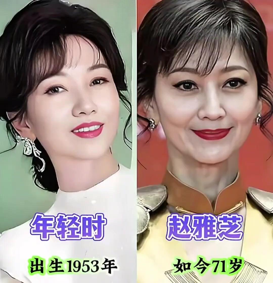 71岁至46岁之间🔟位女明星颜值今昔对比，谁的青春常在呢？