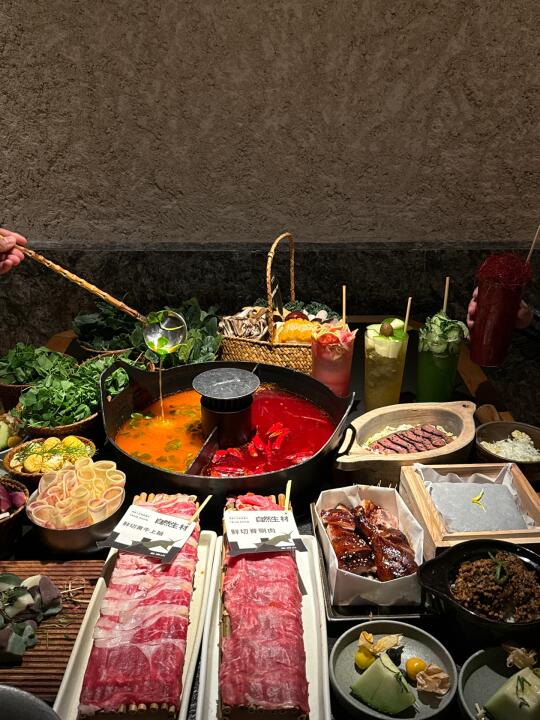 杭州CBD中的山野火锅，我要涮上780次‼️