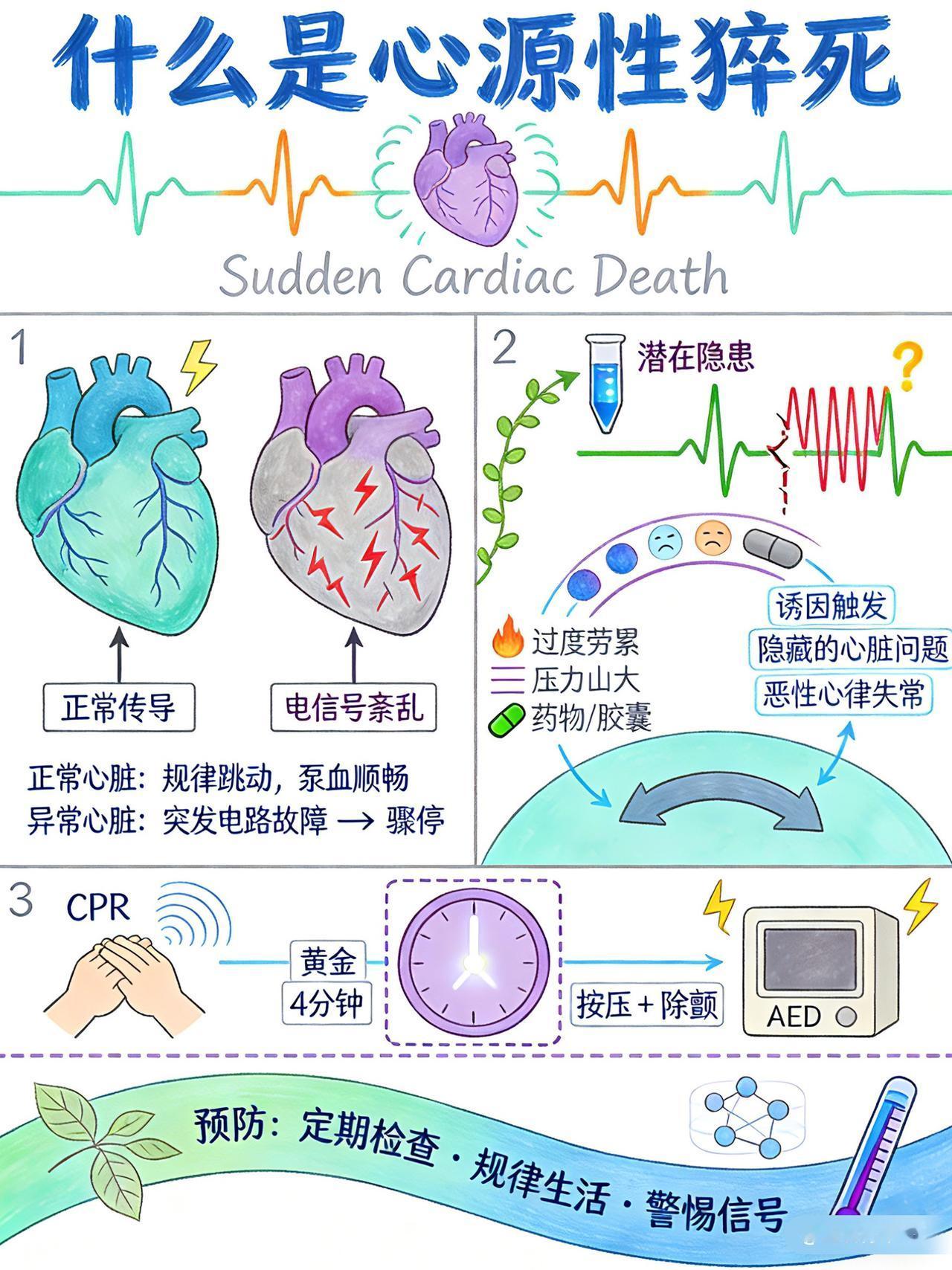 什么是心源性猝死？什么是心源性猝死  涨知识 科普