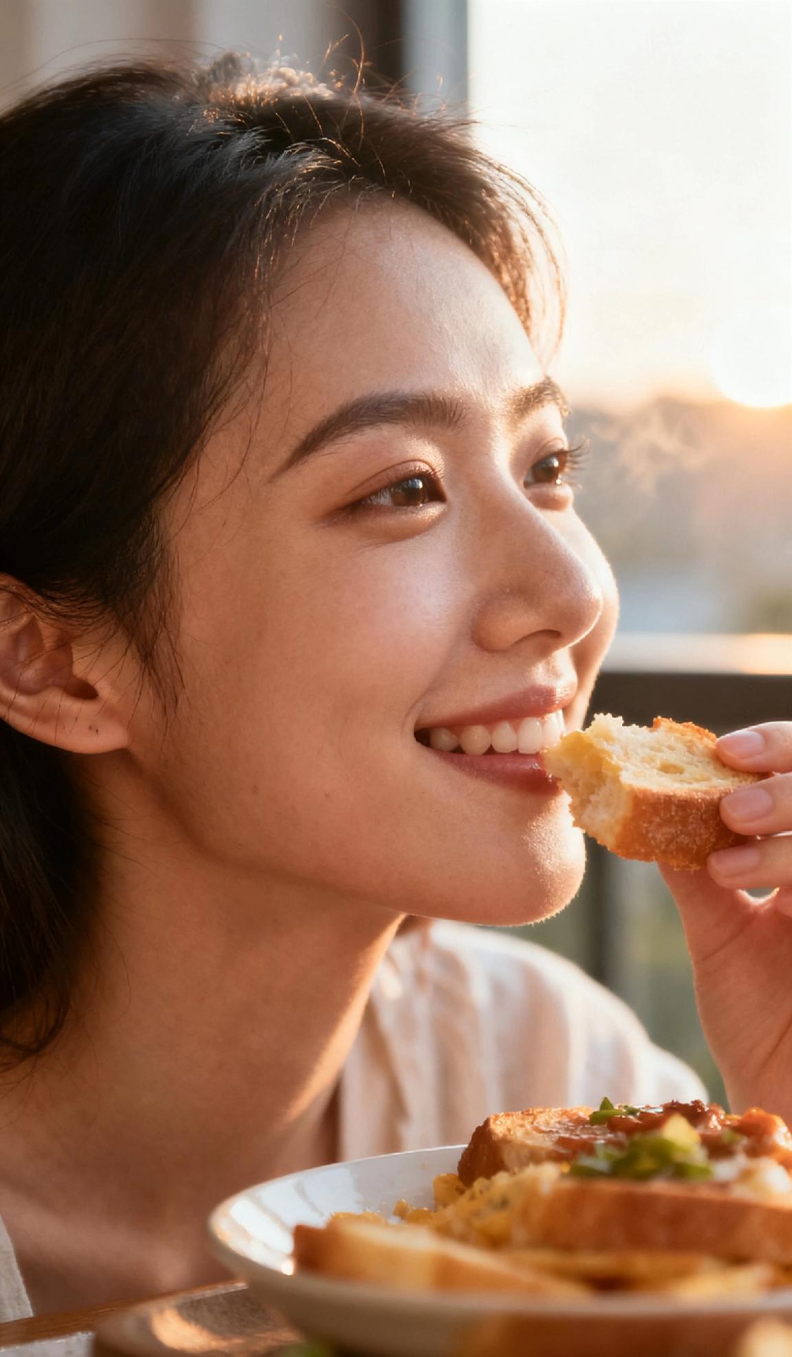 不纠结没得到的，不苛责搞砸的小事，吃口爱吃的菜就满足，和朋友唠唠嗑就舒心。
 