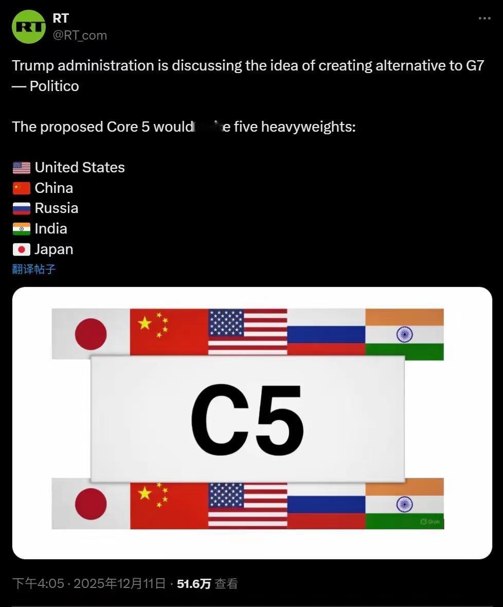 3. 特朗普酝酿“C5”计划 欲拉中国进“董事会”分蛋糕：特朗普酝酿“C5”（美