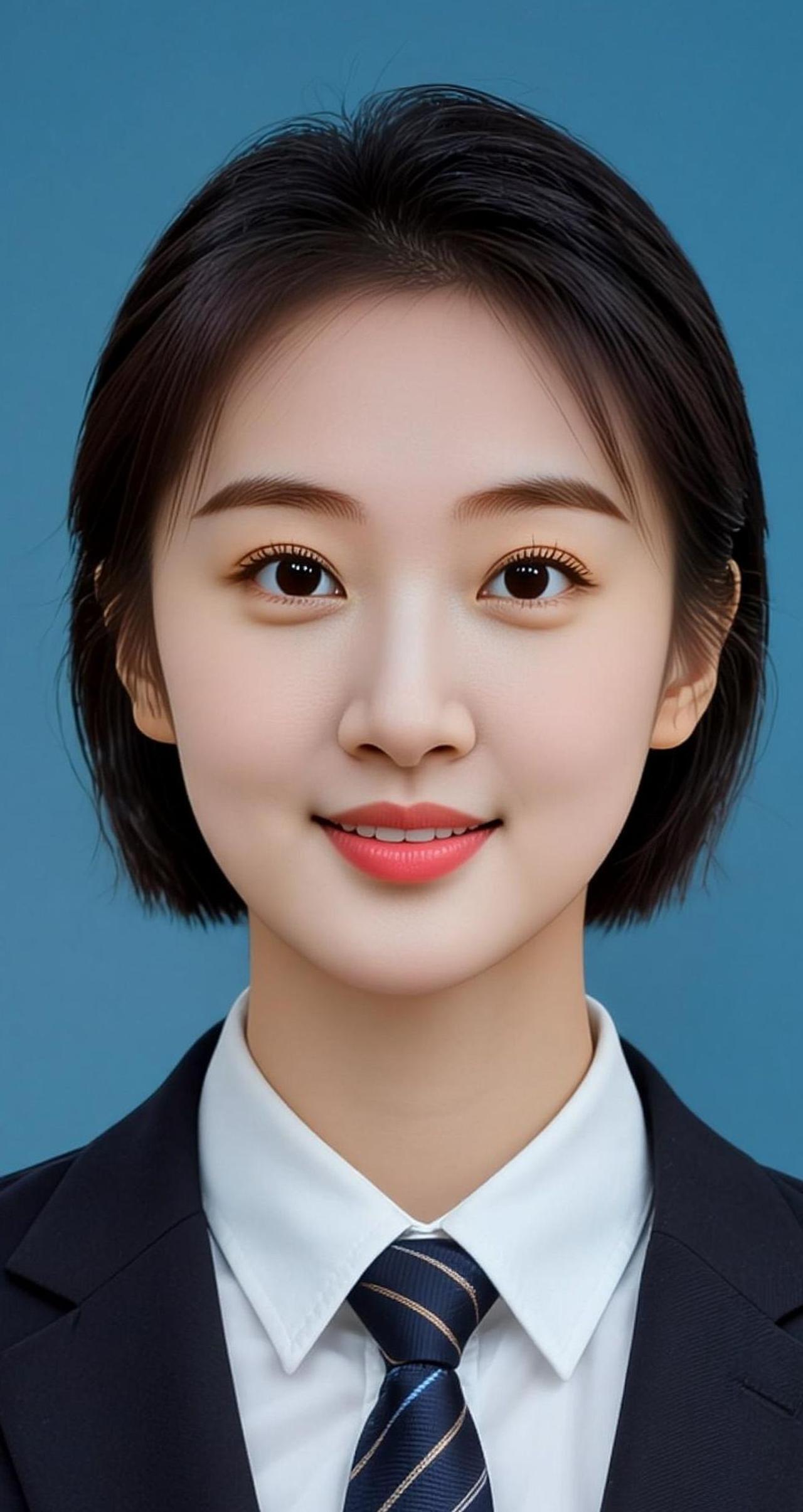 AI广角正装 最美证件照 拍出爱笑的我