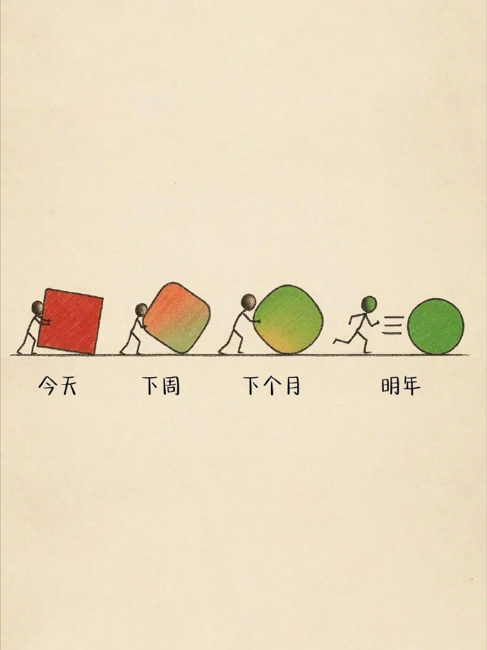 从"感觉吃力”到"毫不费力”，中间是不为人知的"用尽全力” 