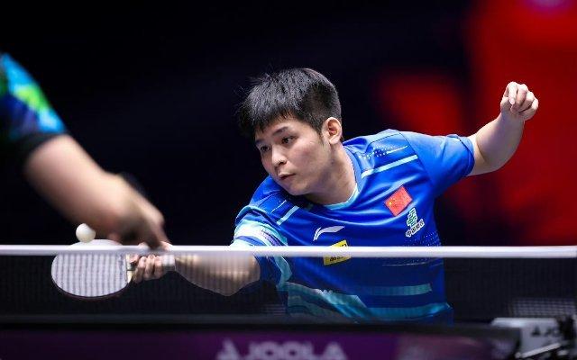 WTT美国大满贯2025男单1/32决赛林诗栋(CHN)3-2迪博·泊雷特(FR