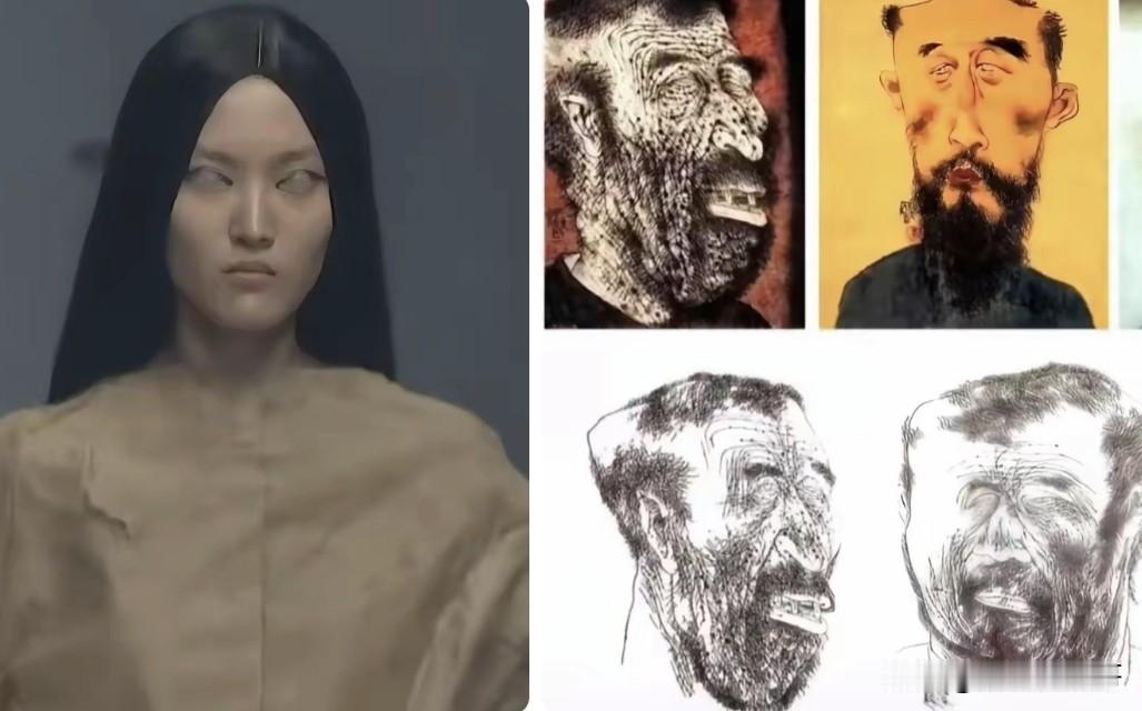 看了清华美院的作品，我只是觉得他们里面有些人心理很变态，才能创作出这种违和感十足