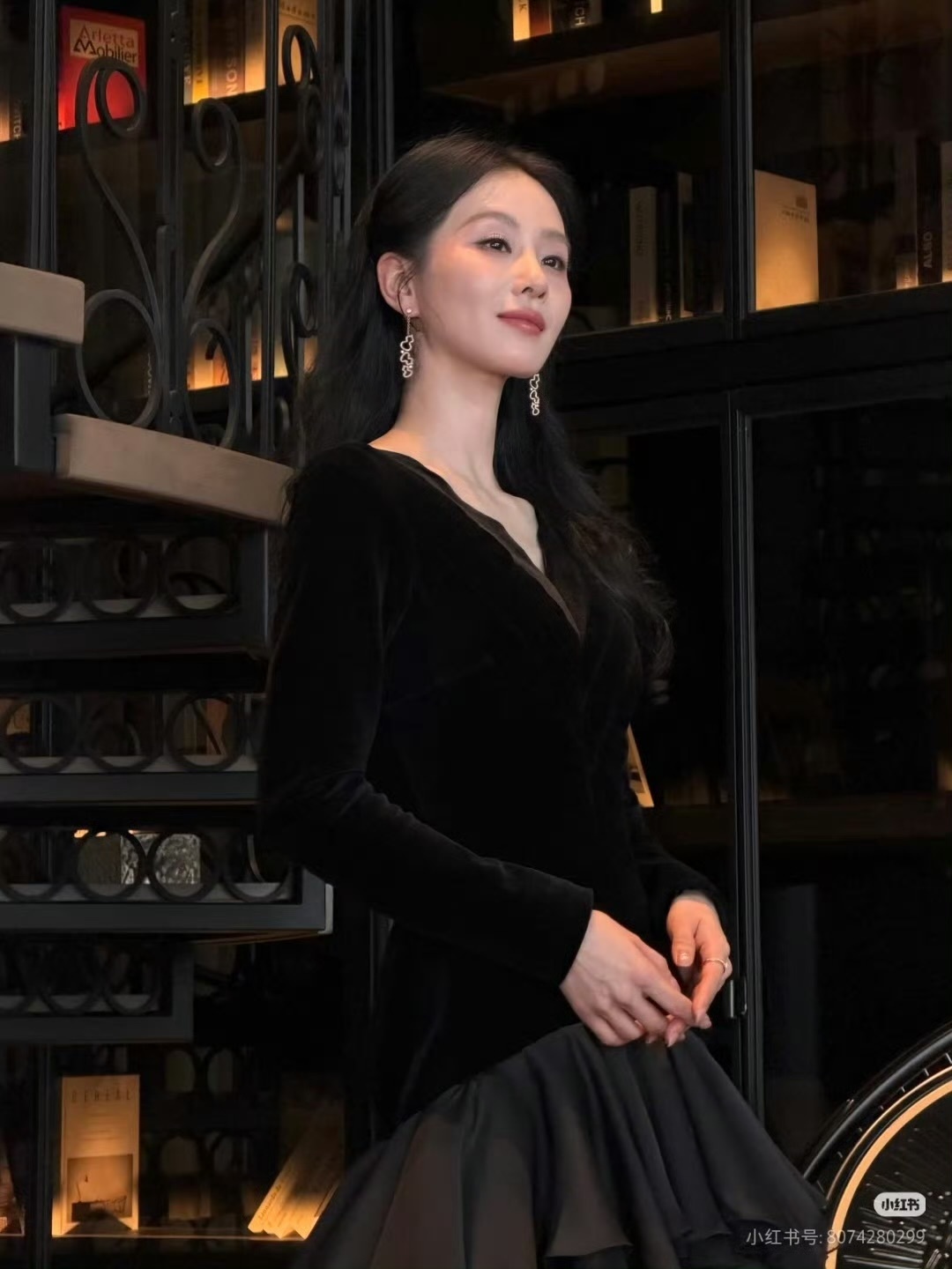 刘诗诗直播 优雅黑天鹅 ​​​