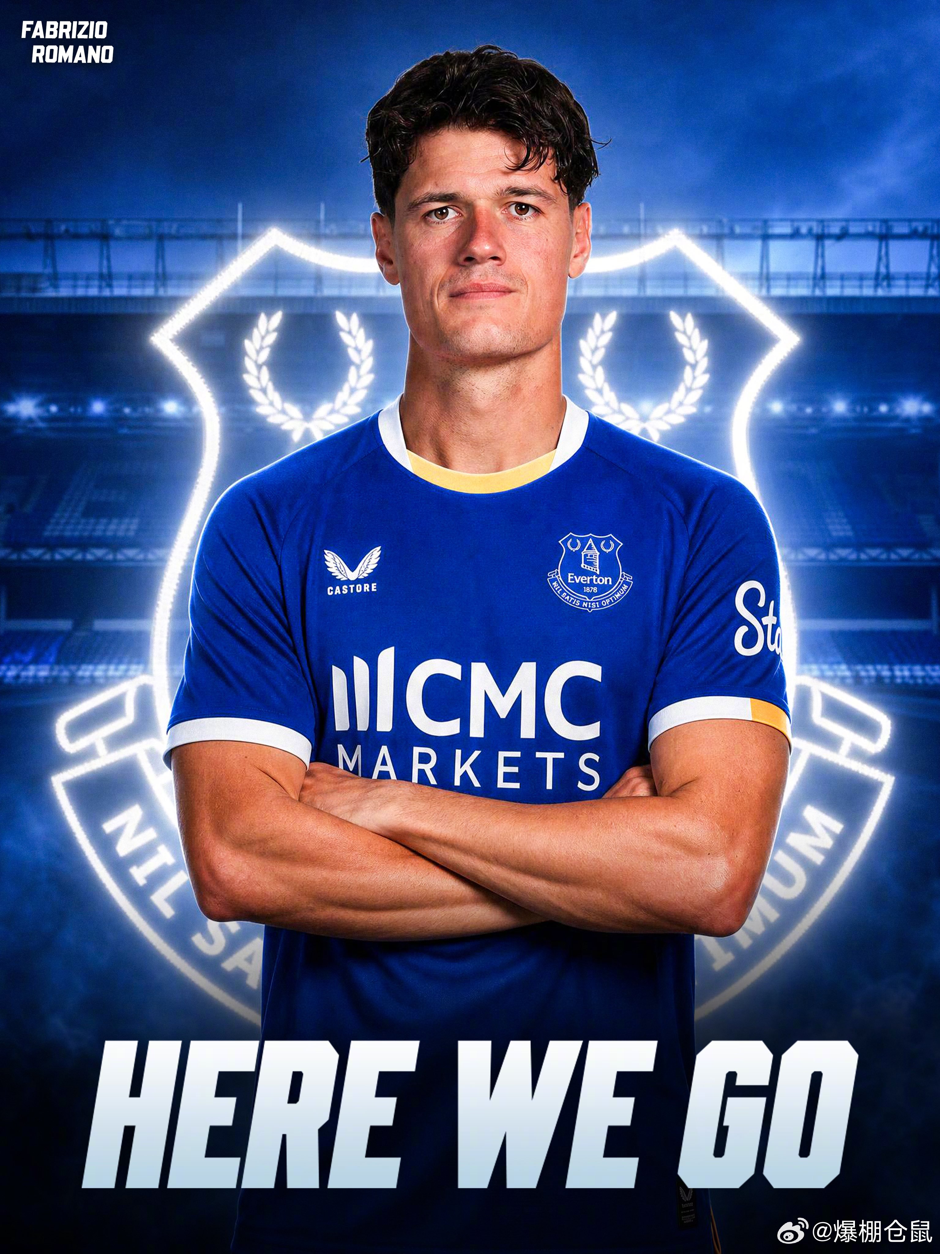 【打了一个赛季的轮换】罗马诺：32岁的阿森纳中场内尔高即将转会埃弗顿，7M英镑，