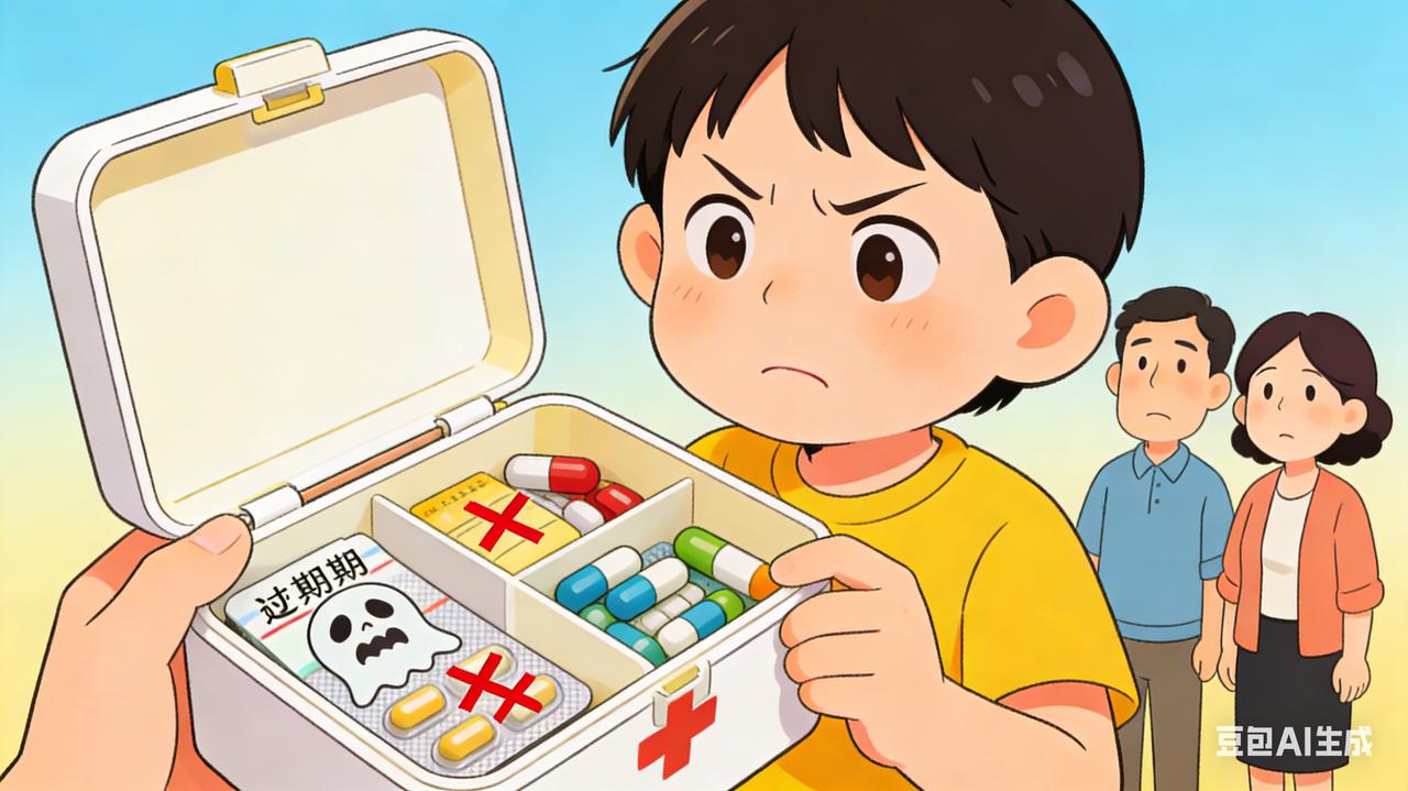 过年了，帮爸妈收拾家里。

收拾到备用药箱的时候我发现好多过期药品。而且还有几盒