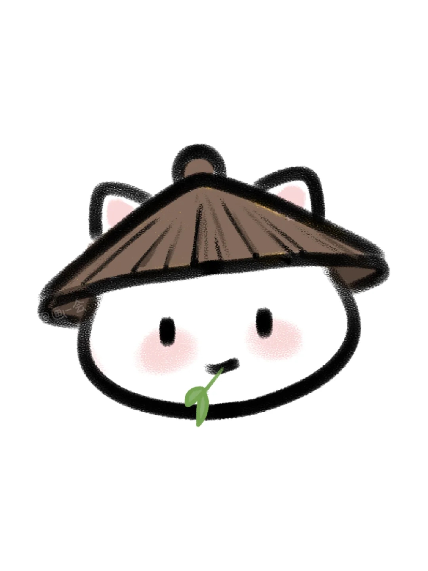 猫猫情头(˵¯͒〰¯͒˵)   cr：🍠 画一会情侣头像#可爱情头##情头##