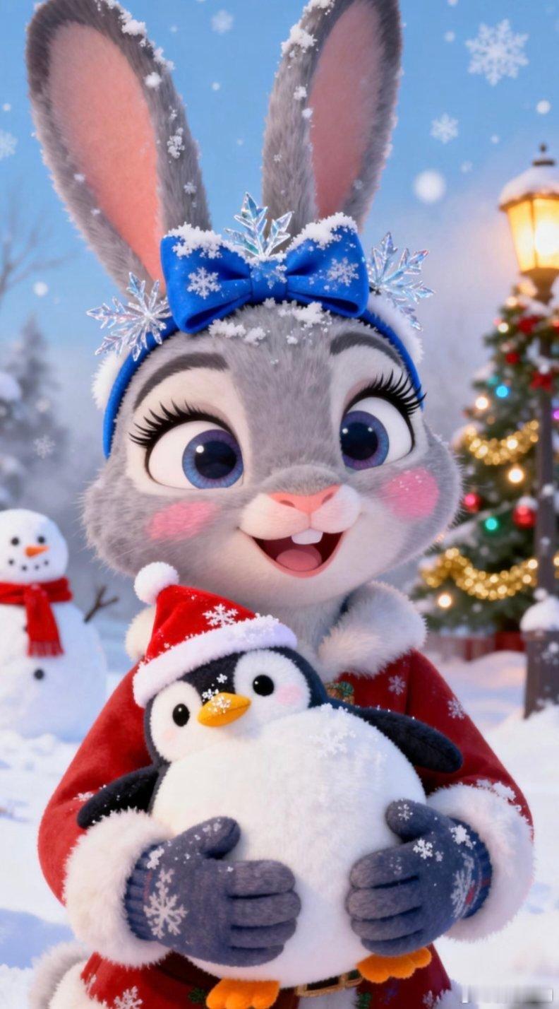 🦊🐰｜疯狂动物城｜壁纸尼克与朱迪之冬日限定💕甜蜜联动✨ 𝗙𝗢𝗟𝗟?