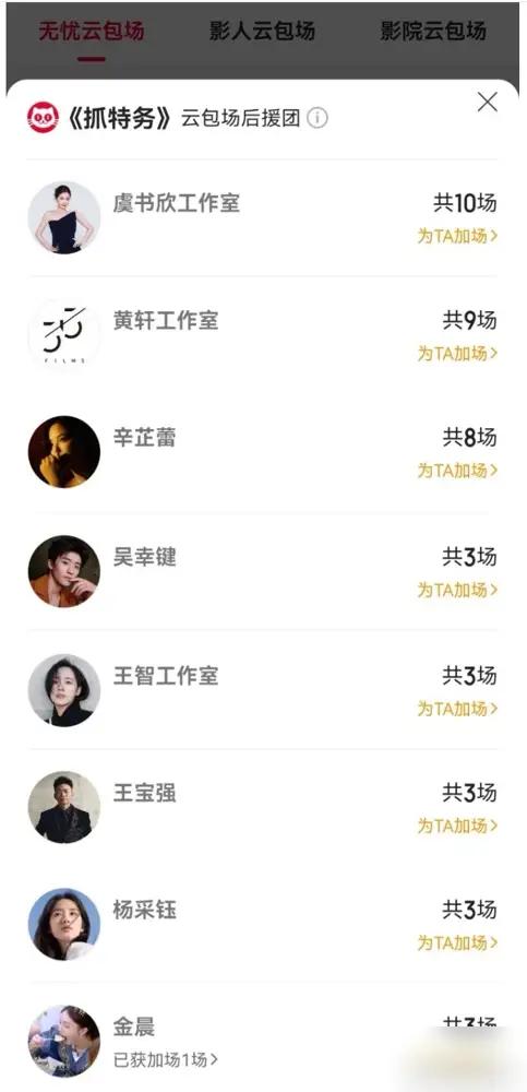 《抓特务》这种明星扎堆的云包场，算不算是“影拖儿”，或者说是娱乐圈人情社会的“随